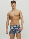 Jack & Jones Комплект от три боксерки Jack & Jones Flower в синьо и черно