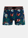 Jack & Jones Комплект от три боксерки Jack & Jones Flower в синьо и черно