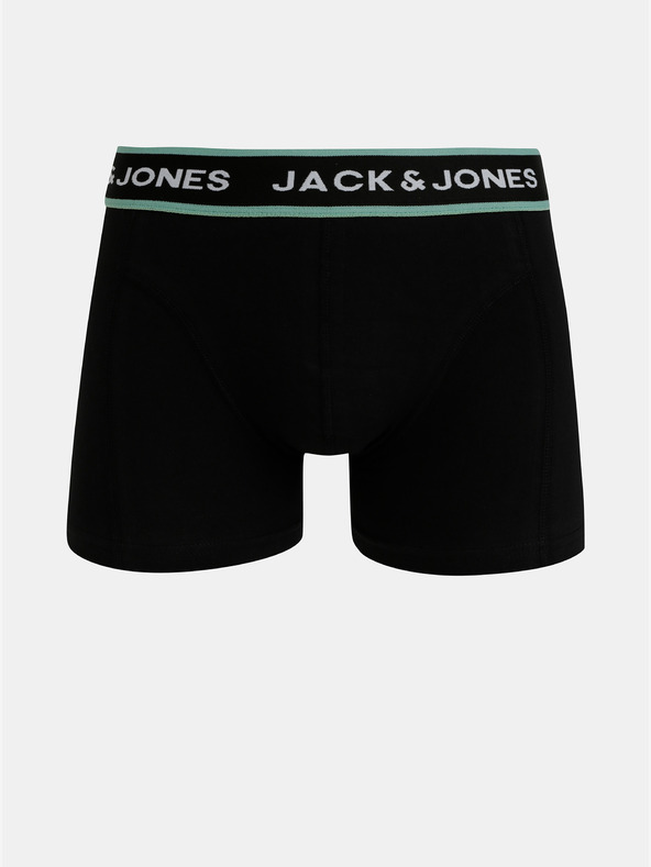 Jack & Jones Комплект от три боксерки Jack & Jones Flower в синьо и черно