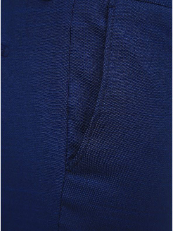 Jack & Jones Сини панталони за костюм от смес от вълна Jack & Jones Solaris