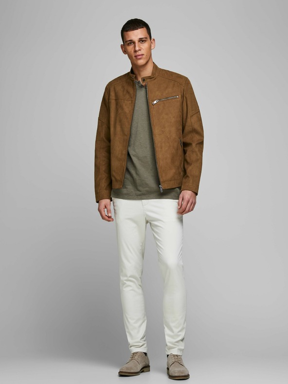 Jack & Jones Кафяво велурено яке Jack & Jones Rocky