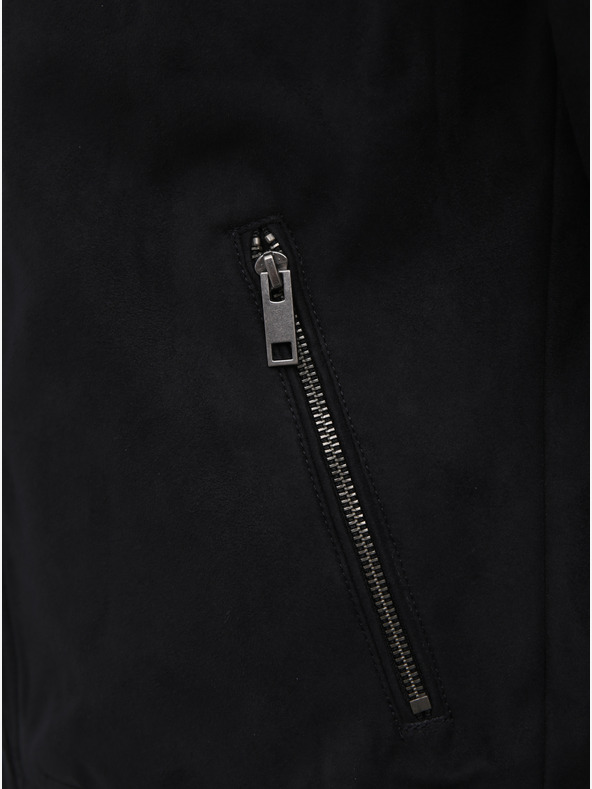 Jack & Jones Черно велурено яке Jack & Jones Rocky