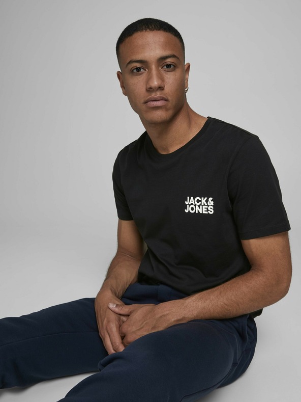 Jack & Jones Черна тениска Jack & Jones Corp