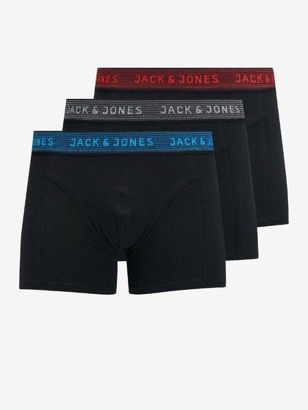 Jack & Jones Комплект от три черни боксерки Jack & Jones