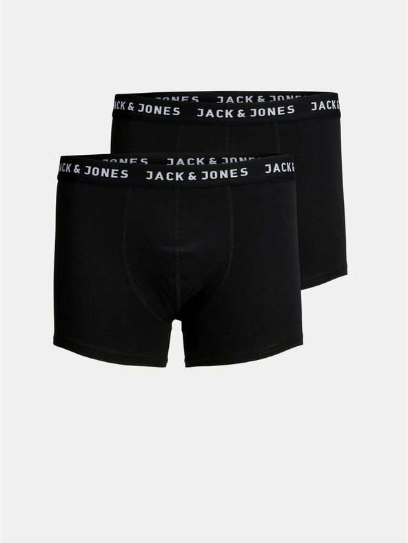 Jack & Jones Комплект от две черни боксерки Jack & Jones Jon