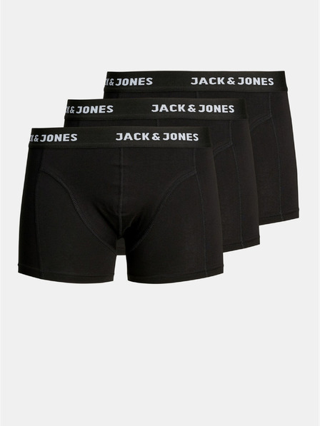 Jack & Jones Комплект от три черни боксерки Jack & Jones Anthony