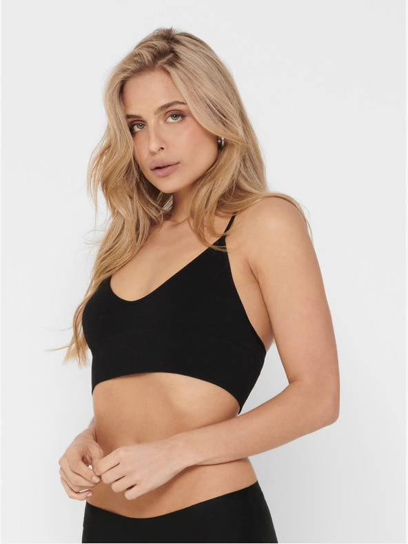 ONLY Черен сутиен ONLY Vicky