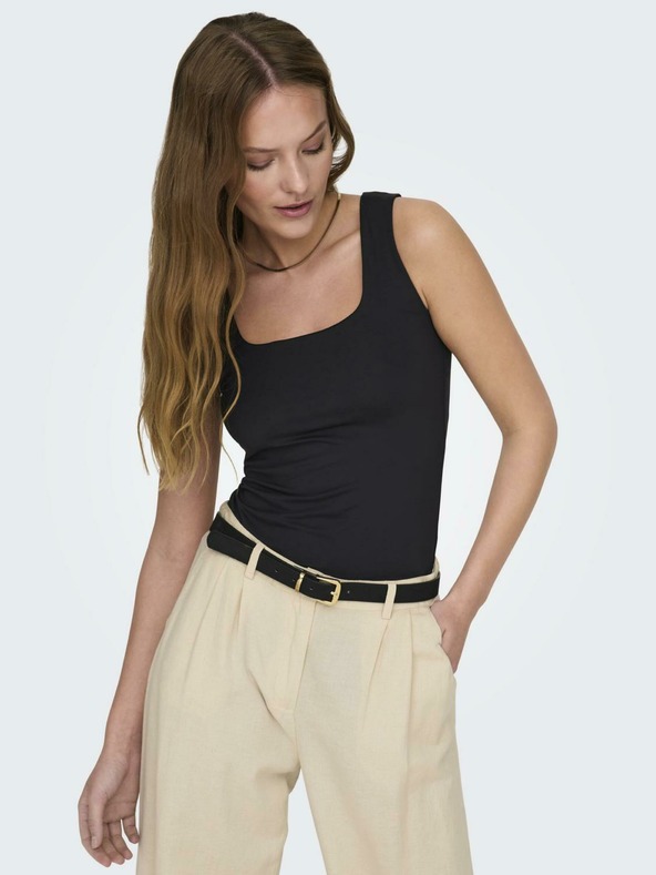 ONLY Черно дамско базово двустранно потник ONLY Ea