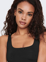 ONLY Черно дамско базово двустранно потник ONLY Ea