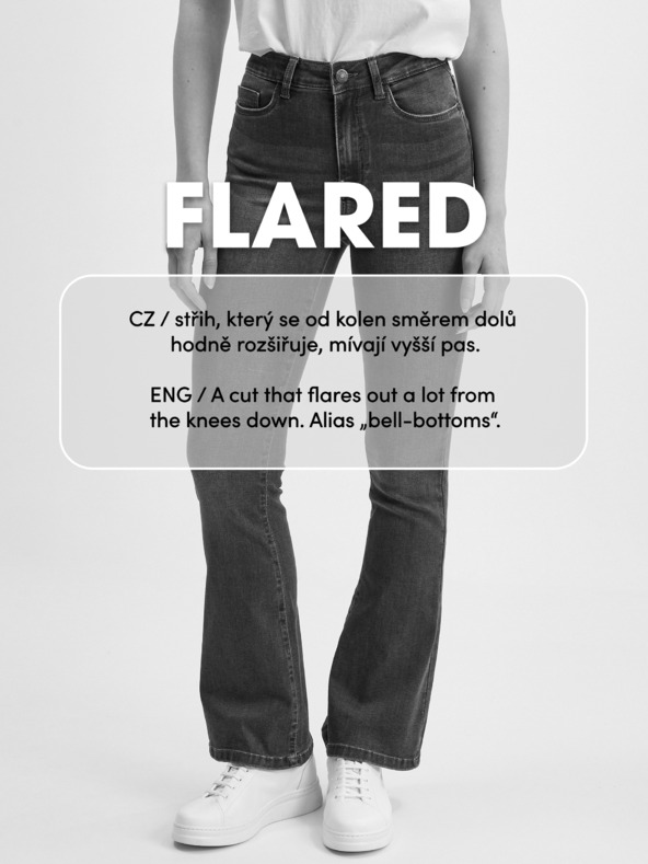 ONLY Черни дамски дънки с разкроена кройка ONLY Blush