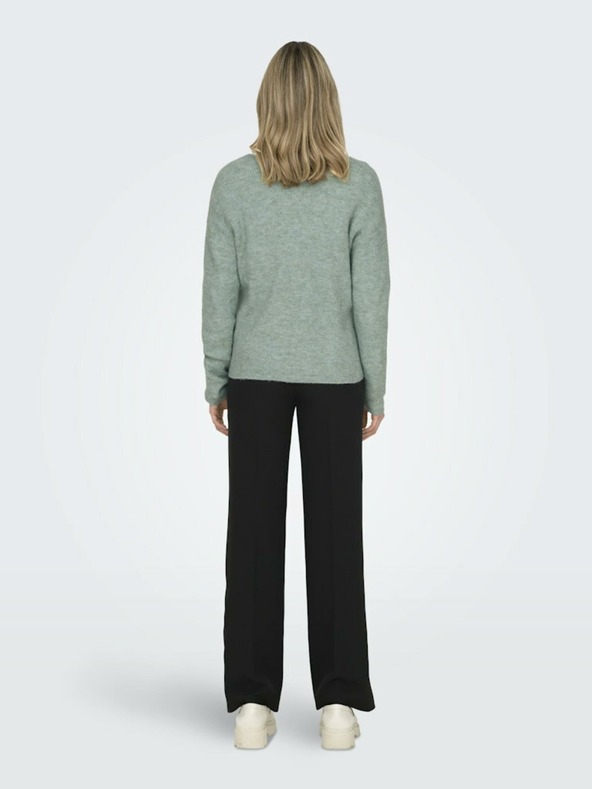 ONLY Зелен дамски пуловер Camilla