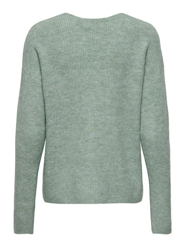 ONLY Зелен дамски пуловер Camilla