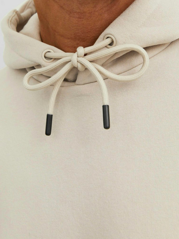 Jack & Jones Бежов мъжки суитшърт с качулка Jack & Jones Bradley