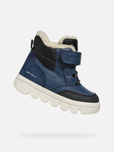 Geox Сини зимни обувки за момчета Geox Willaboo B Ab