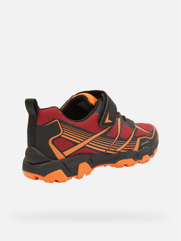 Geox Тъмночервени момчешки маратонки Geox Magnetar B Abx