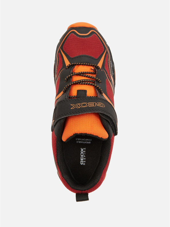 Geox Тъмночервени момчешки маратонки Geox Magnetar B Abx