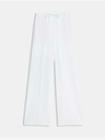 Marks & Spencer Широки панталони от креп с еластична талия Marks & Spencer off-white