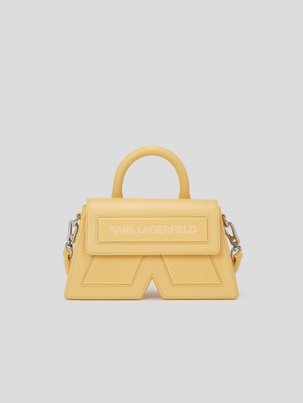 Karl Lagerfeld Жълта дамска чанта KARL LAGERFELD
