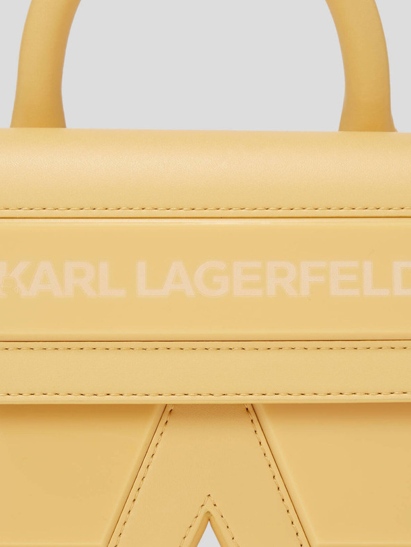 Karl Lagerfeld Жълта дамска чанта KARL LAGERFELD