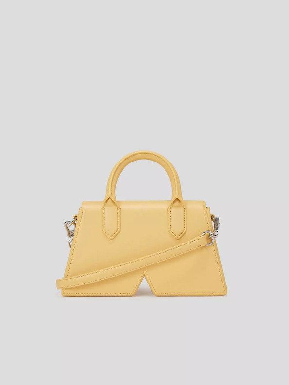 Karl Lagerfeld Жълта дамска чанта KARL LAGERFELD