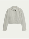 Marks & Spencer Яке с изрязана яка Marks & Spencer сиво