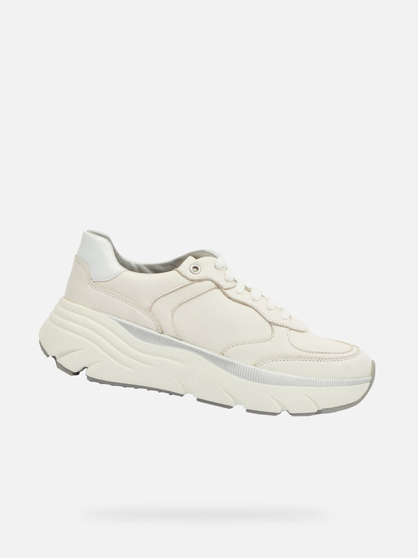 Geox Кремави дамски маратонки Geox Diamanta