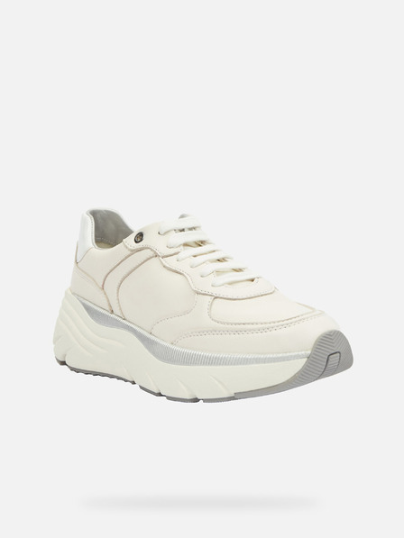 Geox Кремави дамски маратонки Geox Diamanta