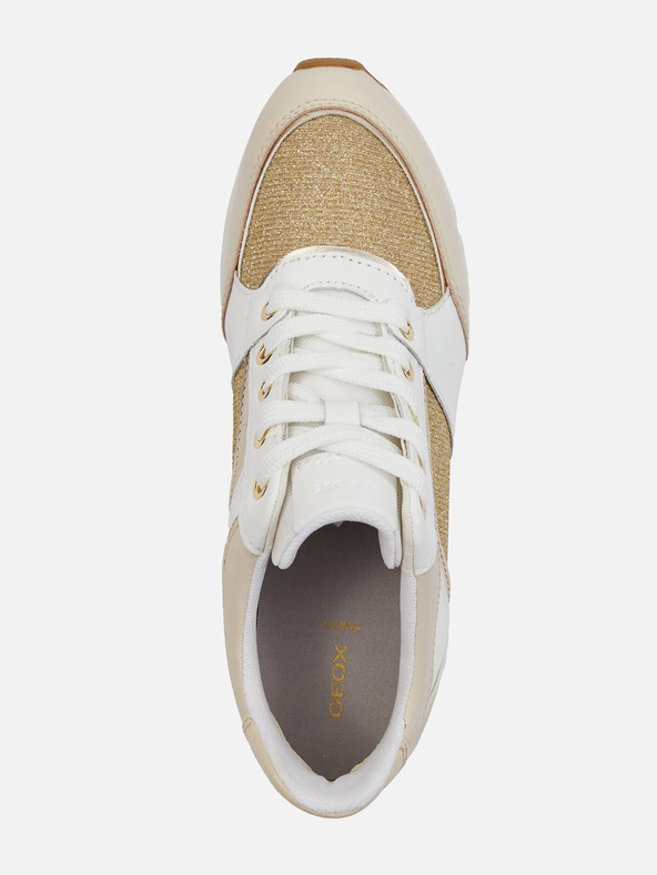 Geox Бели дамски маратонки Geox Zosma