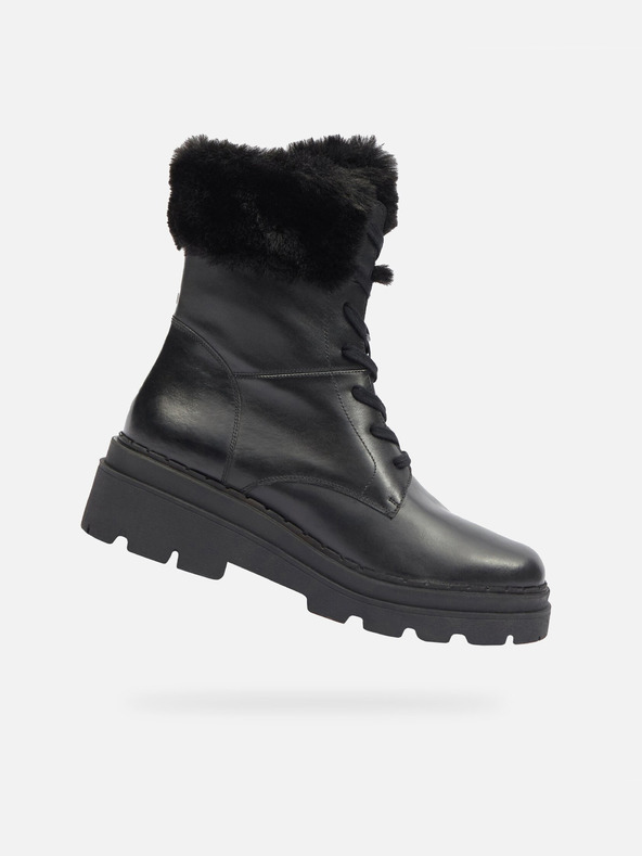 Geox Черни дамски анкл обувки Geox Felleny