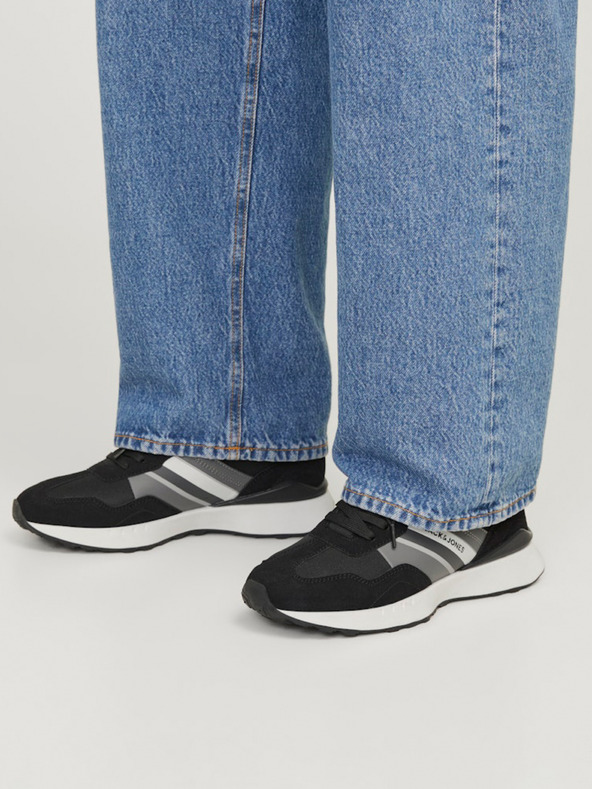 Jack & Jones Сиво-черни мъжки маратонки Jack & Jones