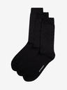 Marks & Spencer 3 чифта чорапи от висок египетски памук Marks & Spencer черен
