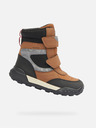 Geox Кафяви момчешки зимни обувки Geox Trekkyup B ABX