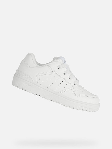 Geox Бели маратонки за момичета Geox Washiba