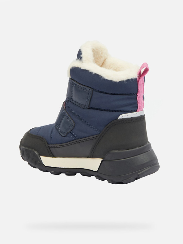 Geox Тъмносини момичешки зимни обувки Geox Trekkyup B Ab