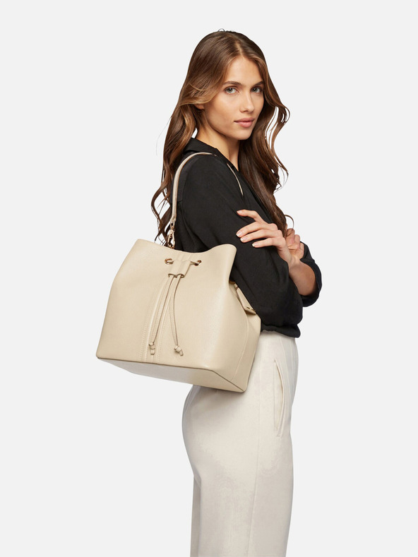 Geox Кремава дамска чанта Geox Andrenne