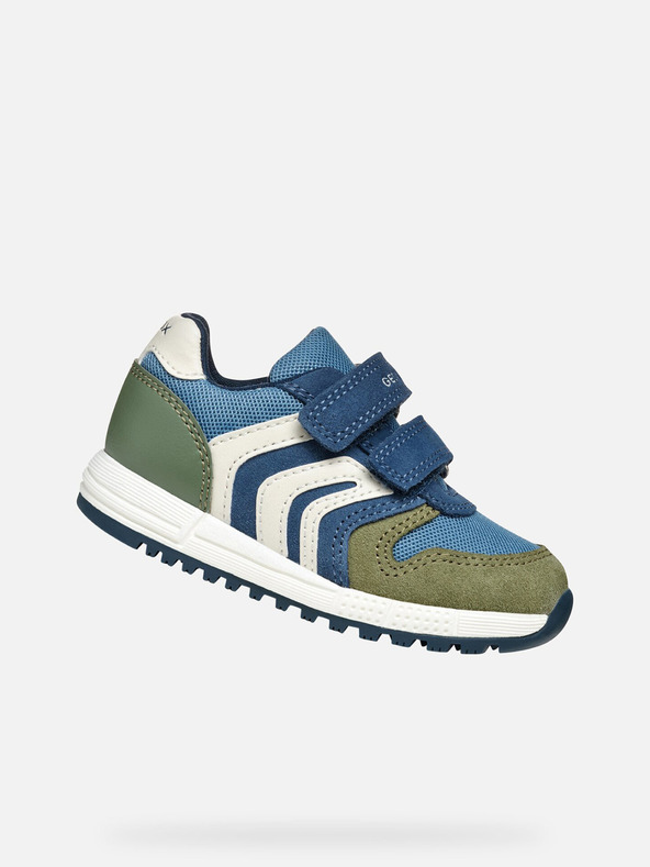 Geox Светлозелени мъжки маратонки Geox Alben