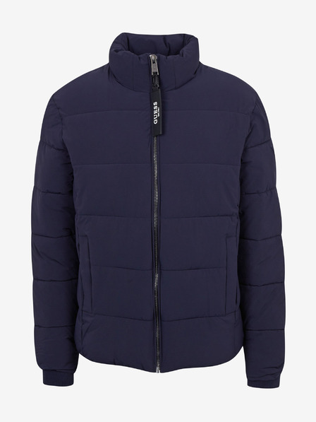 Guess Мъжко тъмносиньо ватирано зимно яке Guess