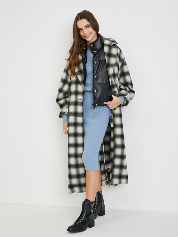 Guess Светлосиня пола с пуловер без ръкави Guess Calire