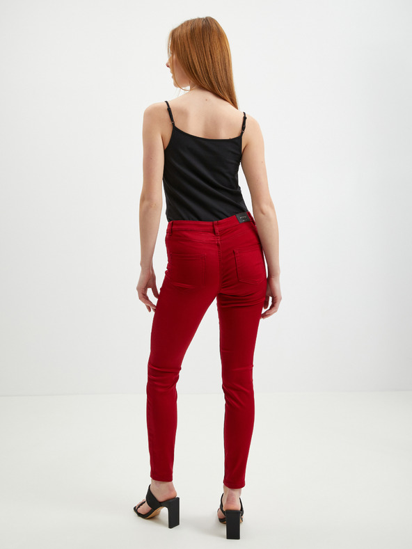 Orsay Червен дамски панталон ORSAY