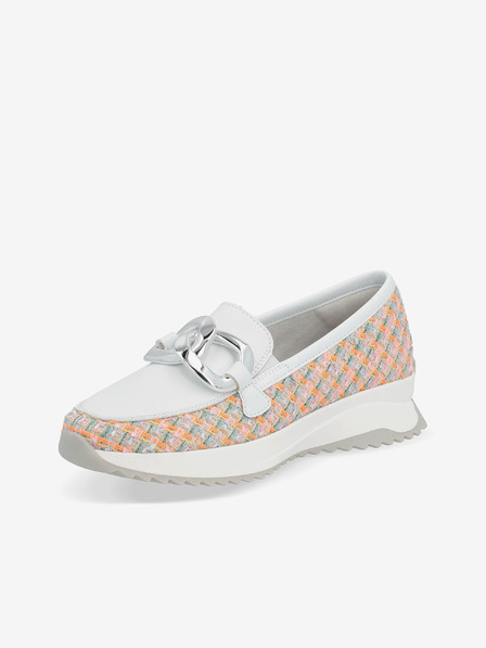 Rieker Бели дамски мокасини Rieker