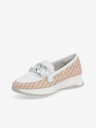 Rieker Бели дамски мокасини Rieker