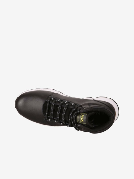 NAX Черни мъжки кожени зимни боти NAX Jekt