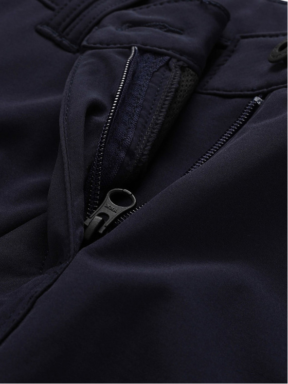 ALPINE PRO Тъмносин дамски софтшел панталон ALPINE PRO Shinara