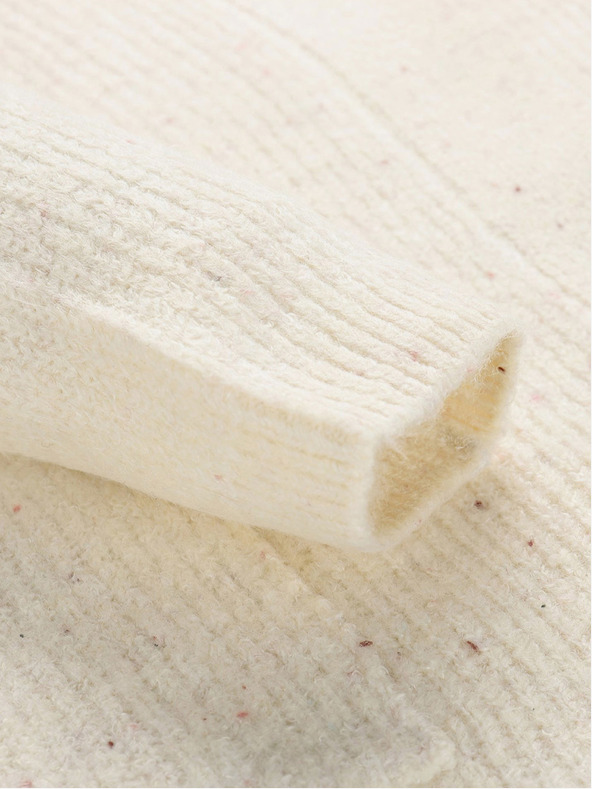 NAX Дълъг дамски пуловер Nax NAX HOXA Бежов