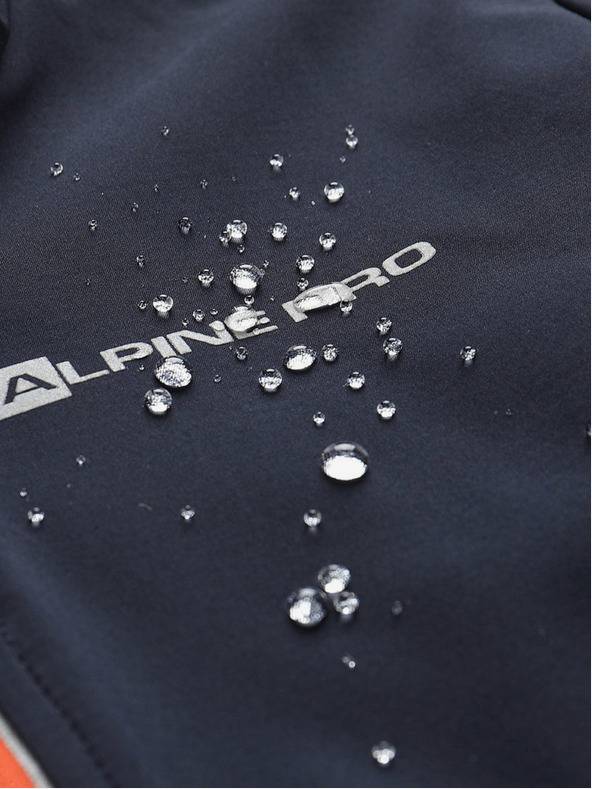 ALPINE PRO Оранжево-синьо детско софтшел яке ALPINE PRO TYCHO