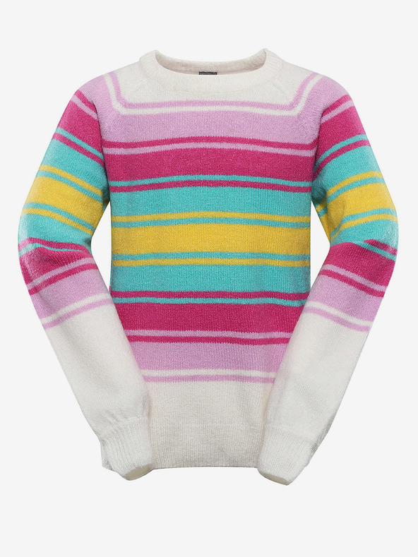 NAX Детски раиран пуловер nax NAX NORDO бежов