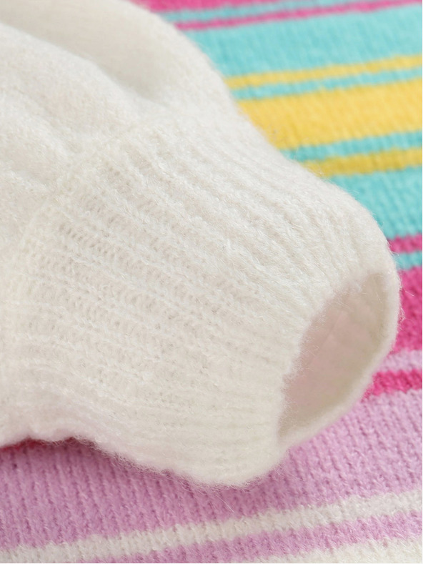 NAX Детски раиран пуловер nax NAX NORDO бежов