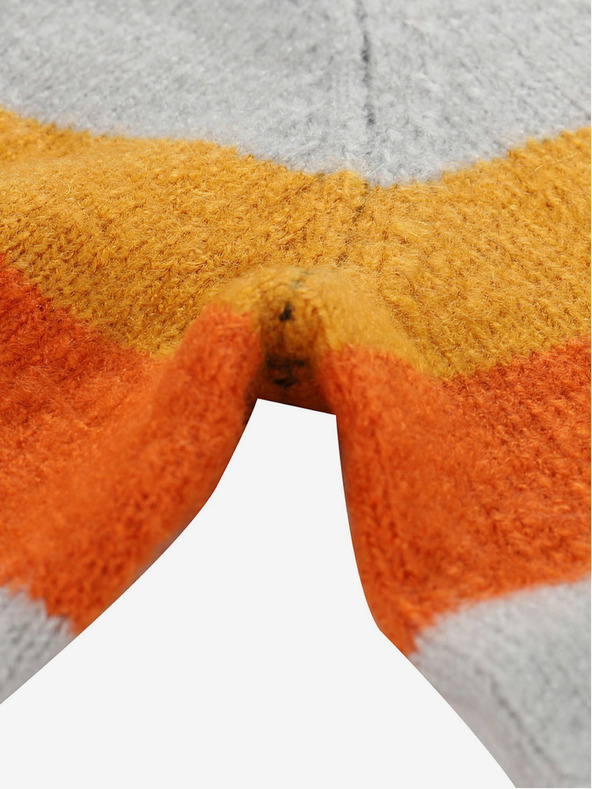 NAX Оранжево-син раиран пуловер за момчета NAX MOERO