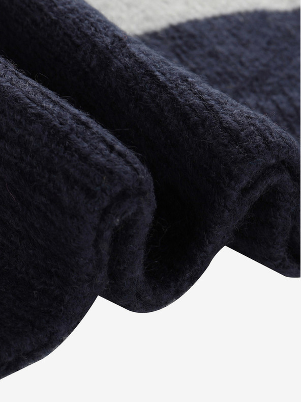 NAX Оранжево-син раиран пуловер за момчета NAX MOERO