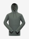 NAX Зелена мъжка основна тениска с качулка NAX Geoc